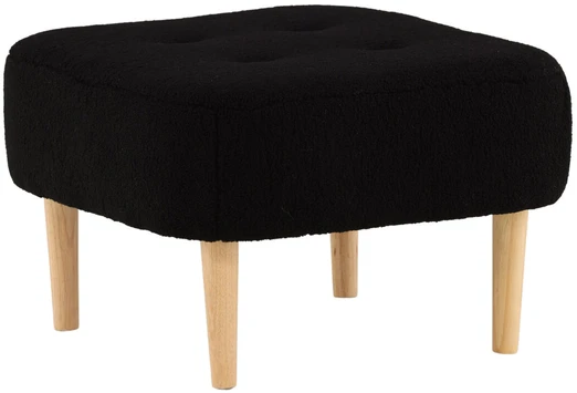 Venture Design Ottomanas/Pufas, Salina, 59x59x40 cm, Juoda