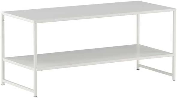 Venture Design Pabaigos stalas, Plienas, 43x102 cm, Balta
