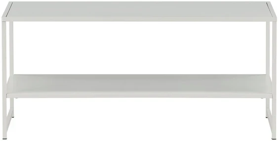 Venture Design Pabaigos stalas, Plienas, 43x102 cm, Balta