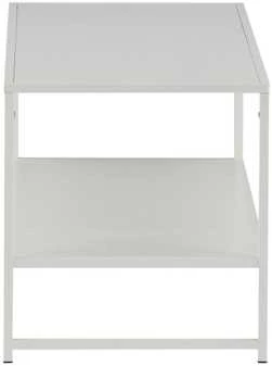 Venture Design Pabaigos stalas, Plienas, 43x102 cm, Balta