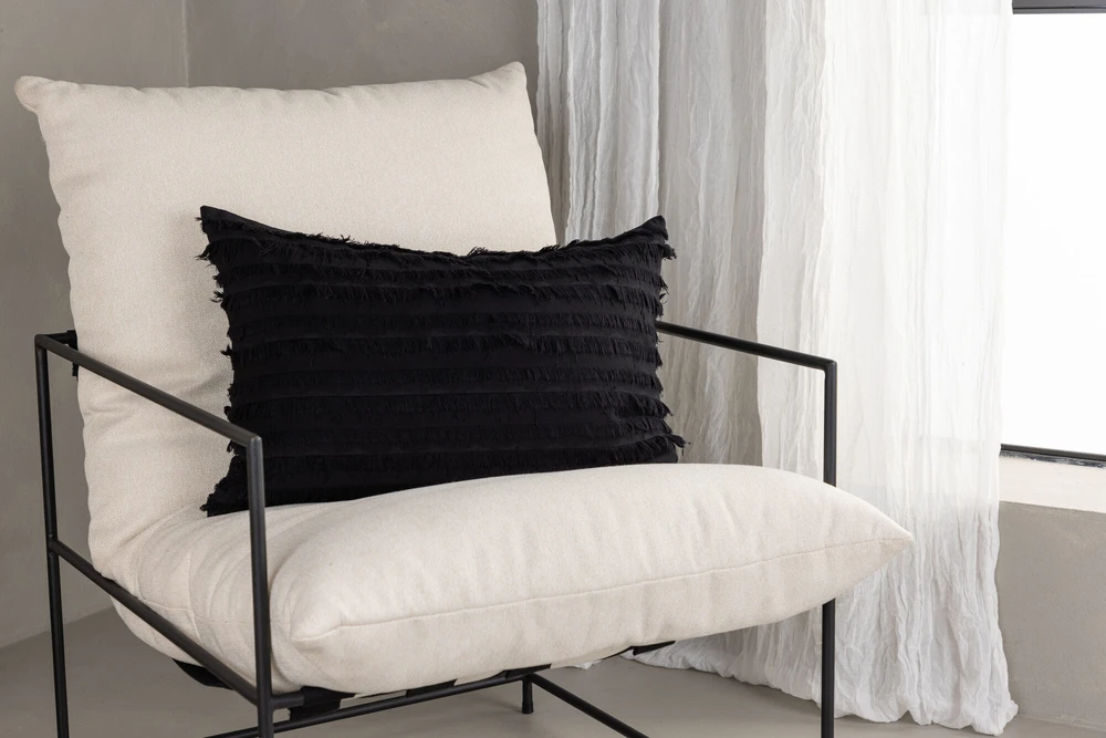 Venture Design Pagalvės užvalkalas, Edith, 40x60 cm, Juoda