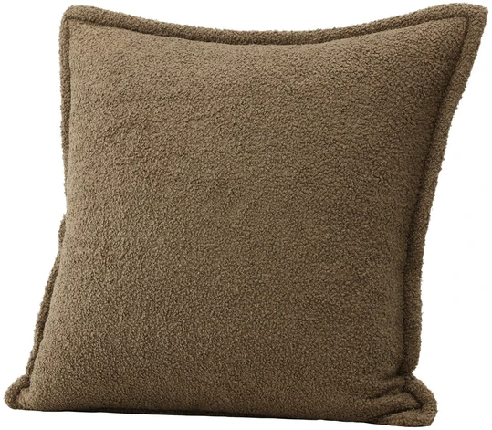Venture Design Pagalvės užvalkalas, Tuva Teddy kailis, 60x60 cm, rudas