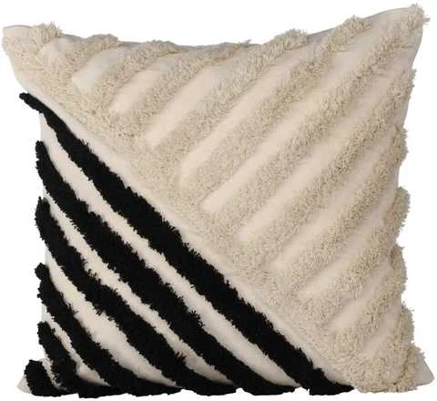 Venture Design Pagalvės užvalkalas, Zara, 45x45 cm, Juoda/Balta