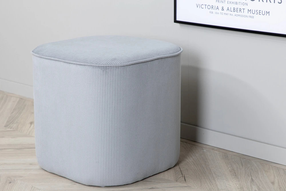 Venture Design Pėdkeltuvas, Piff Pouf, 41x44 cm, Pilka