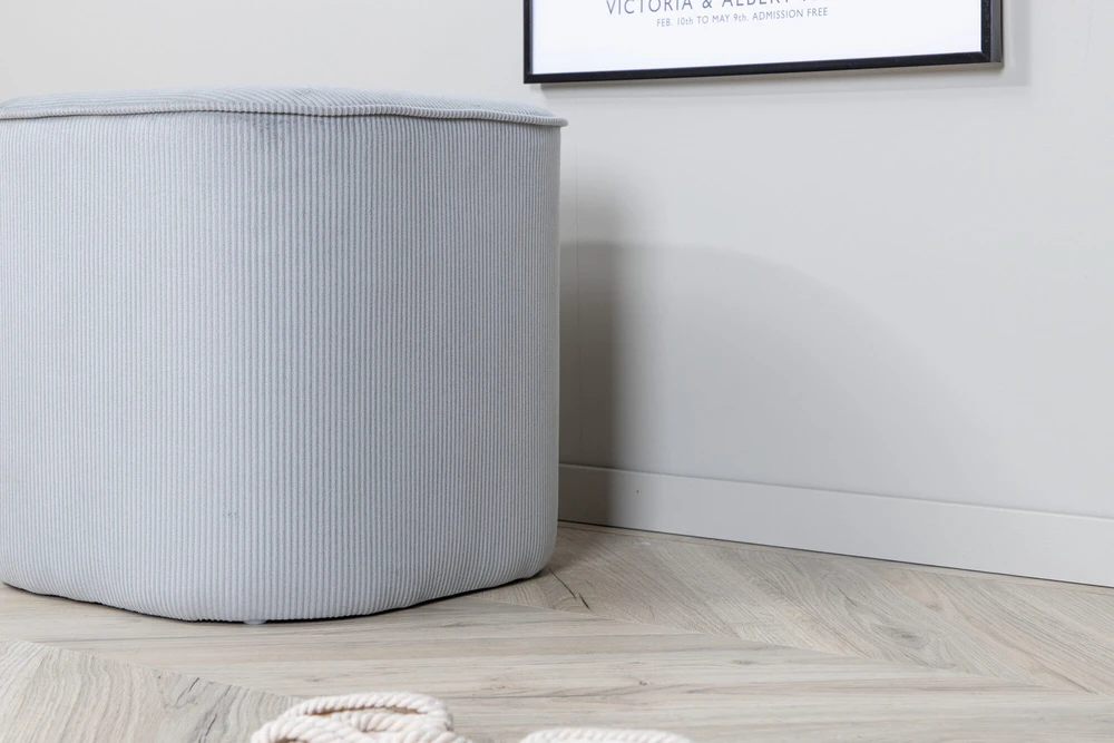 Venture Design Pėdkeltuvas, Piff Pouf, 41x44 cm, Pilka