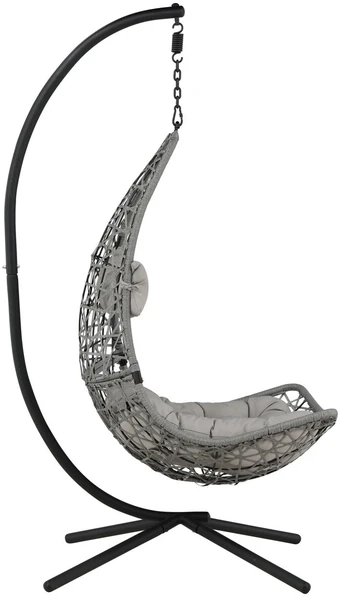 Venture Design Pendanti kėdė, Edinburgas, 132x130 cm, Pilka