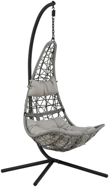 Venture Design Pendanti kėdė, Edinburgas, 132x130 cm, Pilka