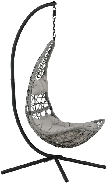 Venture Design Pendanti kėdė, Edinburgas, 132x130 cm, Pilka