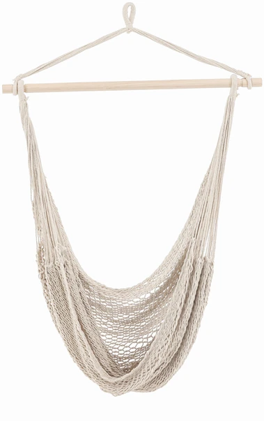 Venture Design Pendanti kėdė, Kalino svajingas audinys, 110x34 cm, baltos spalvos