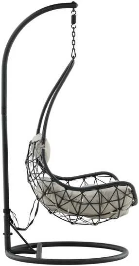 Venture Design Pendanti kėdė, Vide, 95x196x95 cm, Juoda