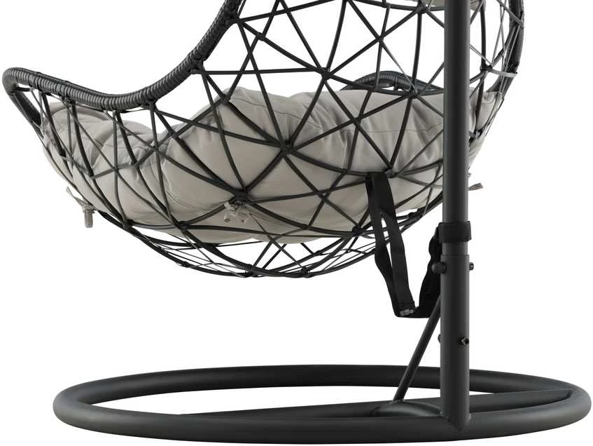 Venture Design Pendanti kėdė, Vide, 95x196x95 cm, Juoda