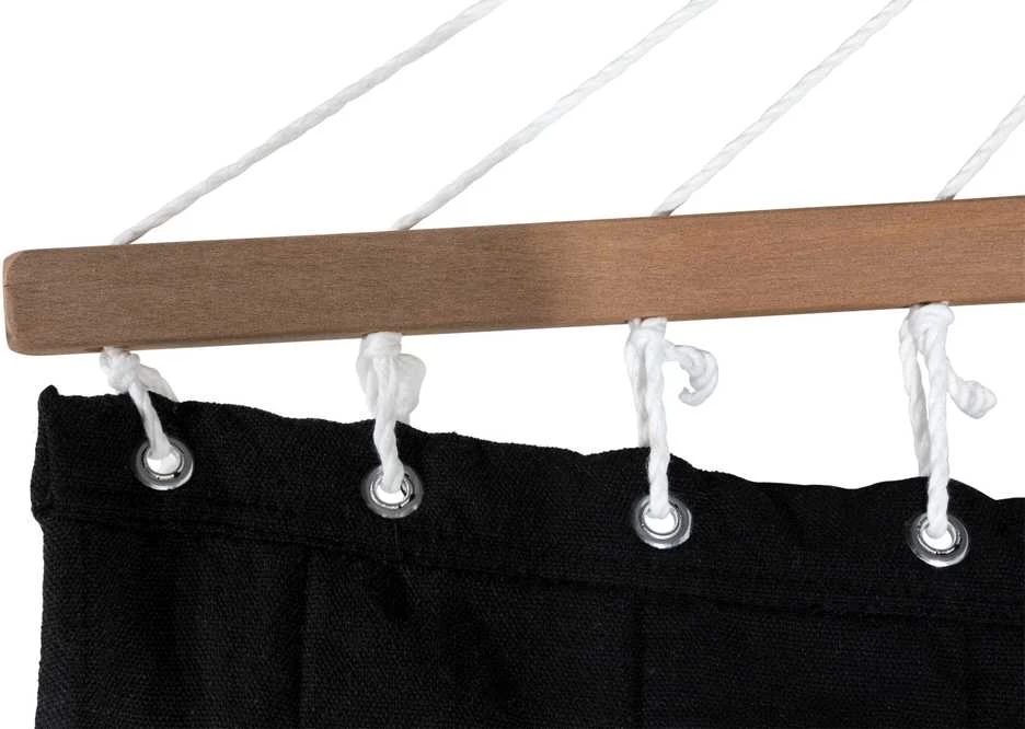 Venture Design Pendanti Pakabinamas Hamakas, Hedvig Double, 140x200 cm, Juodas