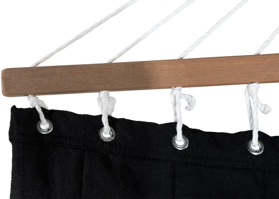 Venture Design Pendanti Pakabinamas Hamakas, Hedvig Double, 140x200 cm, Juodas