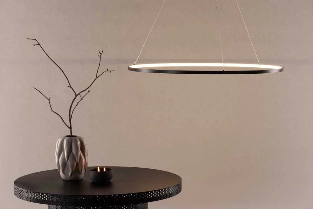 Venture Design Pendelinė lempa, Rödäng x Josefin Lustig, 100x6 cm, Juoda