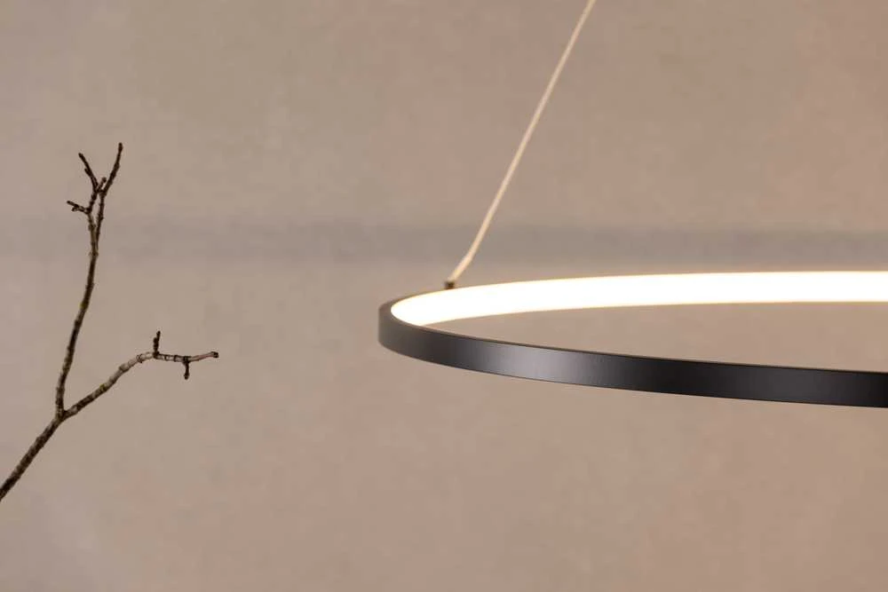 Venture Design Pendelinė lempa, Rödäng x Josefin Lustig, 100x6 cm, Juoda