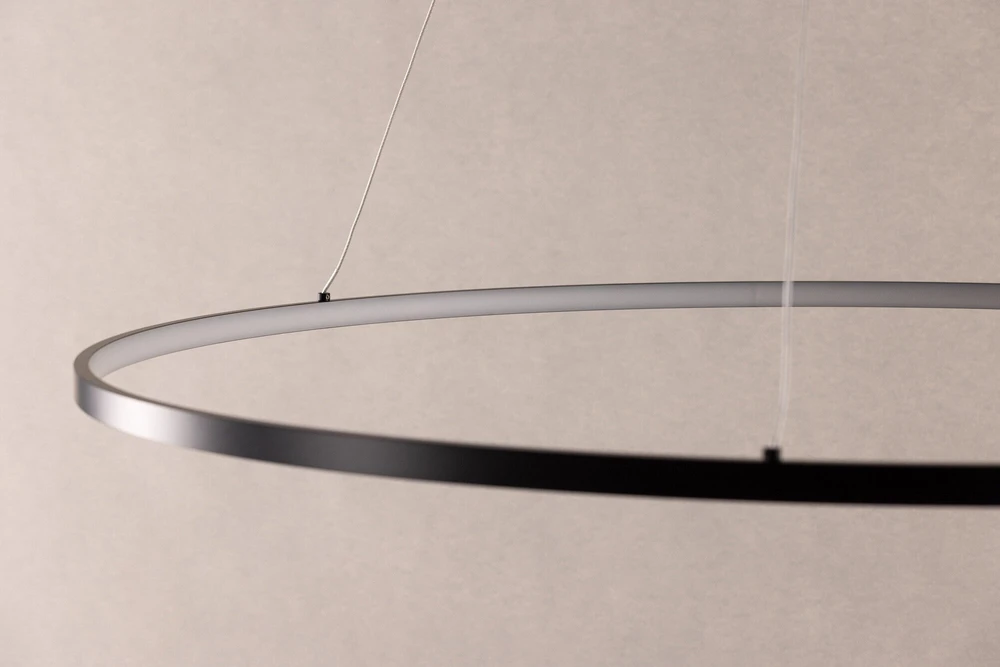 Venture Design Pendelinė lempa, Rödäng x Josefin Lustig, 100x6 cm, Juoda