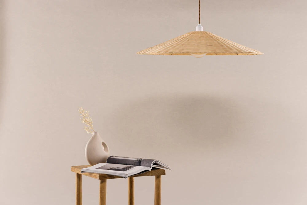 Venture Design Pendentinė lempa, Herrestad, 80x16 cm, Natūrali