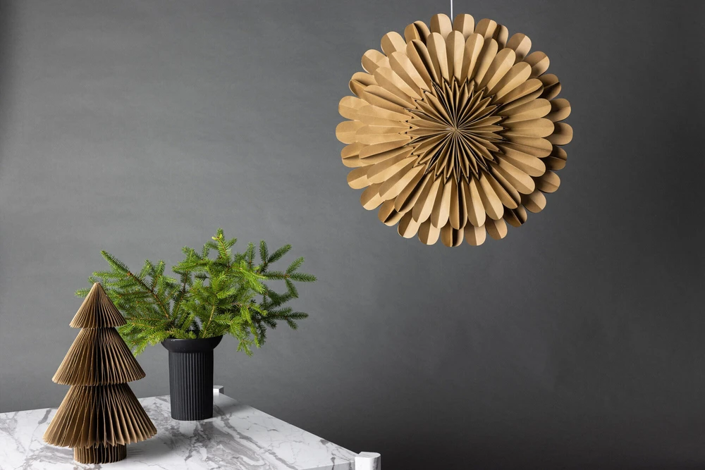 Venture Design Pendentinė lempa, Järvsön, 60 cm, Ruda