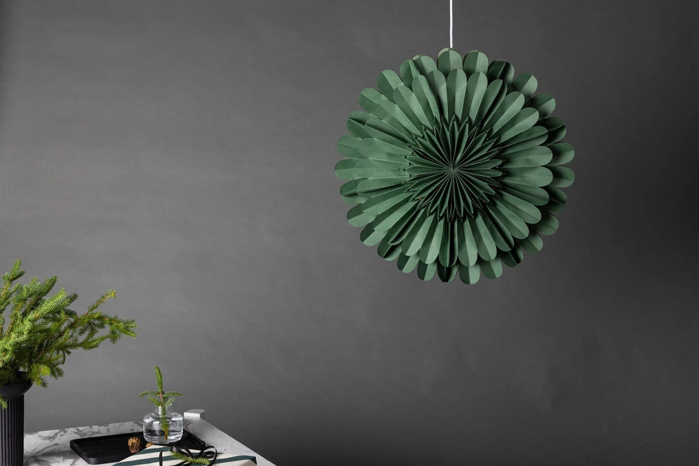 Venture Design Pendentinė lempa, Järvsön, 60 cm, Žalia
