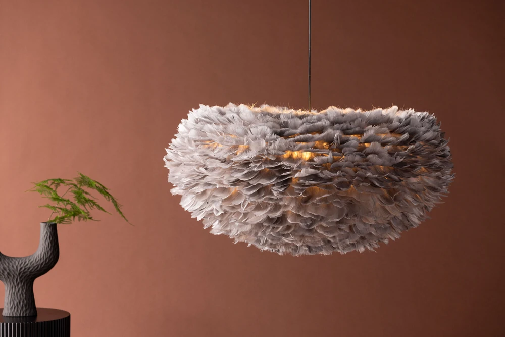 Venture Design Pendentinė lempa, Nicola X-Large, 36x75 cm, Pilka