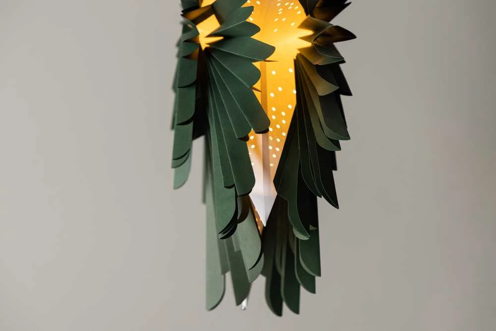 Venture Design Pendentinė lempa, Sälen, 80cm, žalia