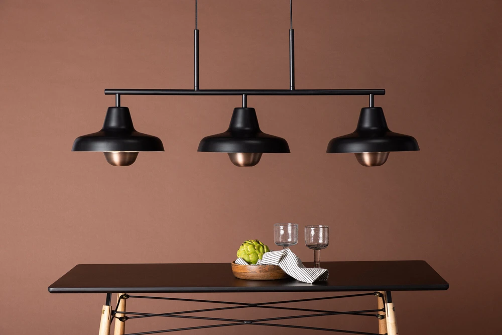 Venture Design Pendentinė lempa, Stöten, 48x112 cm, Juoda