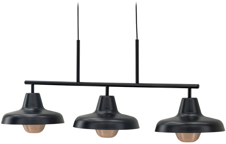 Venture Design Pendentinė lempa, Stöten, 48x112 cm, Juoda