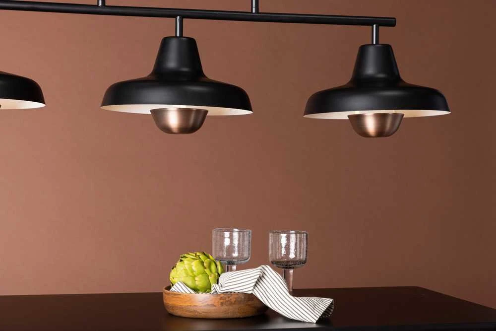 Venture Design Pendentinė lempa, Stöten, 48x112 cm, Juoda
