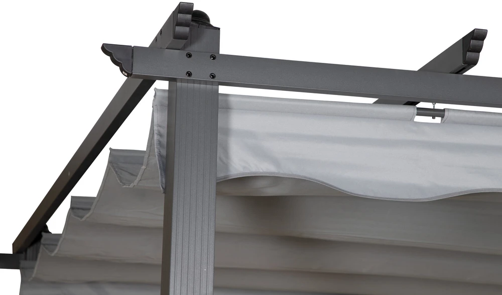 Venture Design Pergola, Lazio, 295x245x395 cm, Pilka