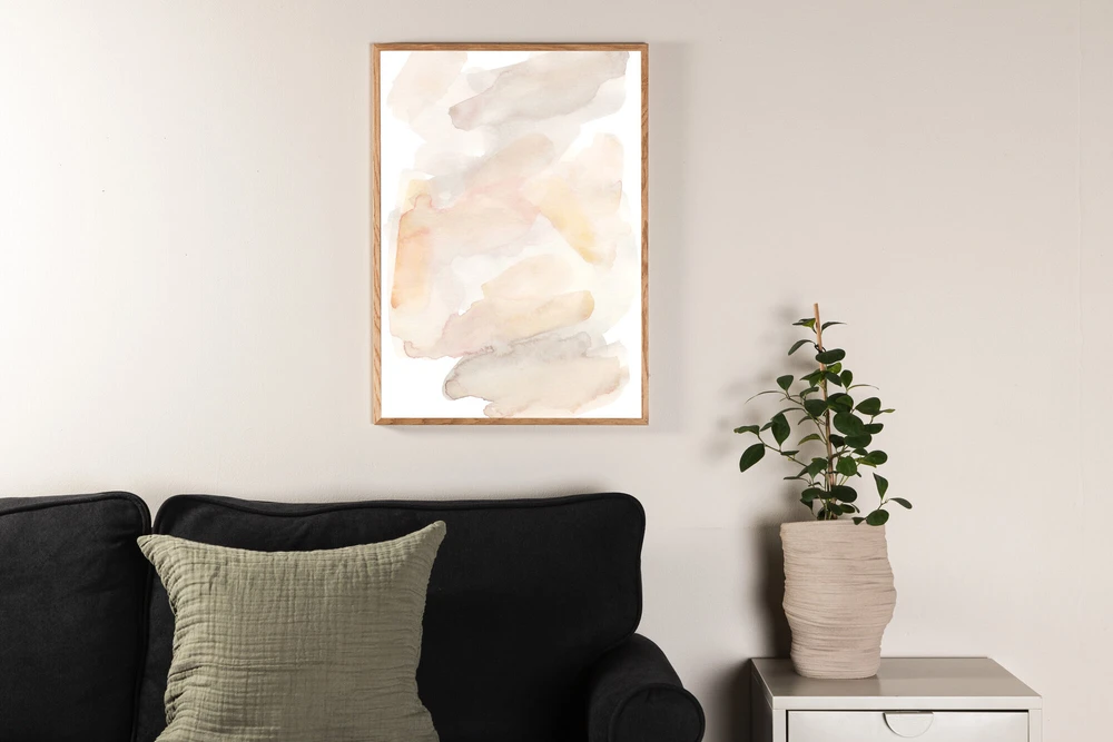 Venture Design Plakatas, akvarelė, 30x40 cm, kreminė