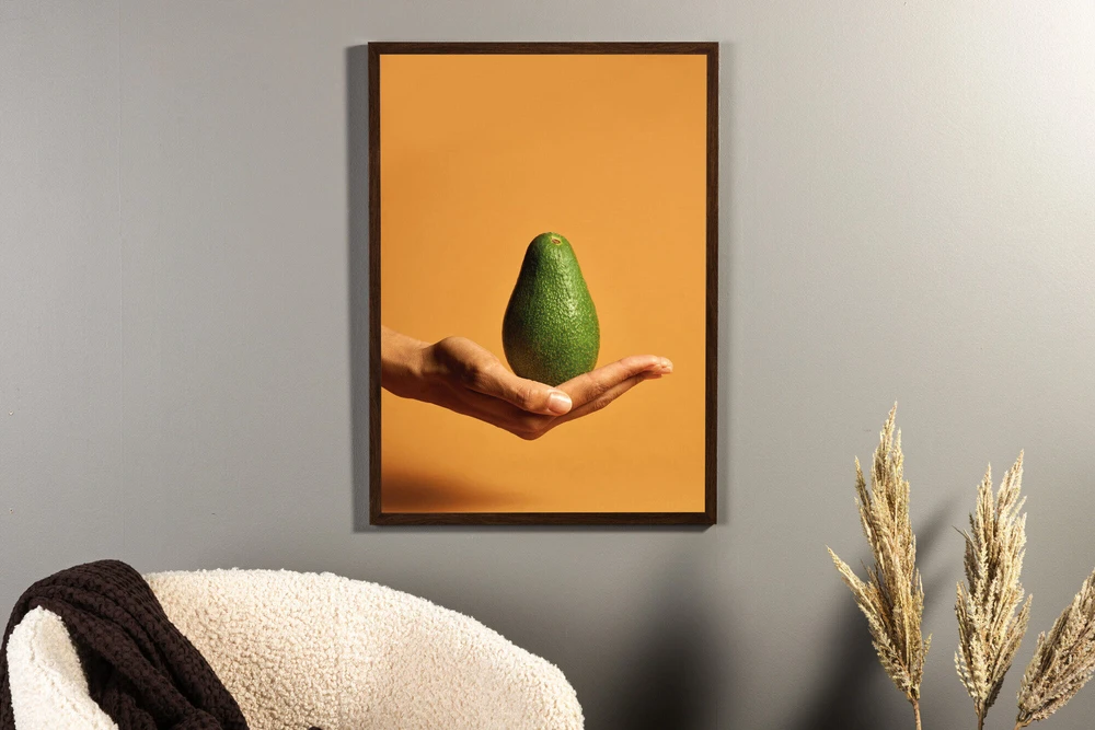 Venture Design Plakatas, Avokadas, 50x70 cm, Oranžinė