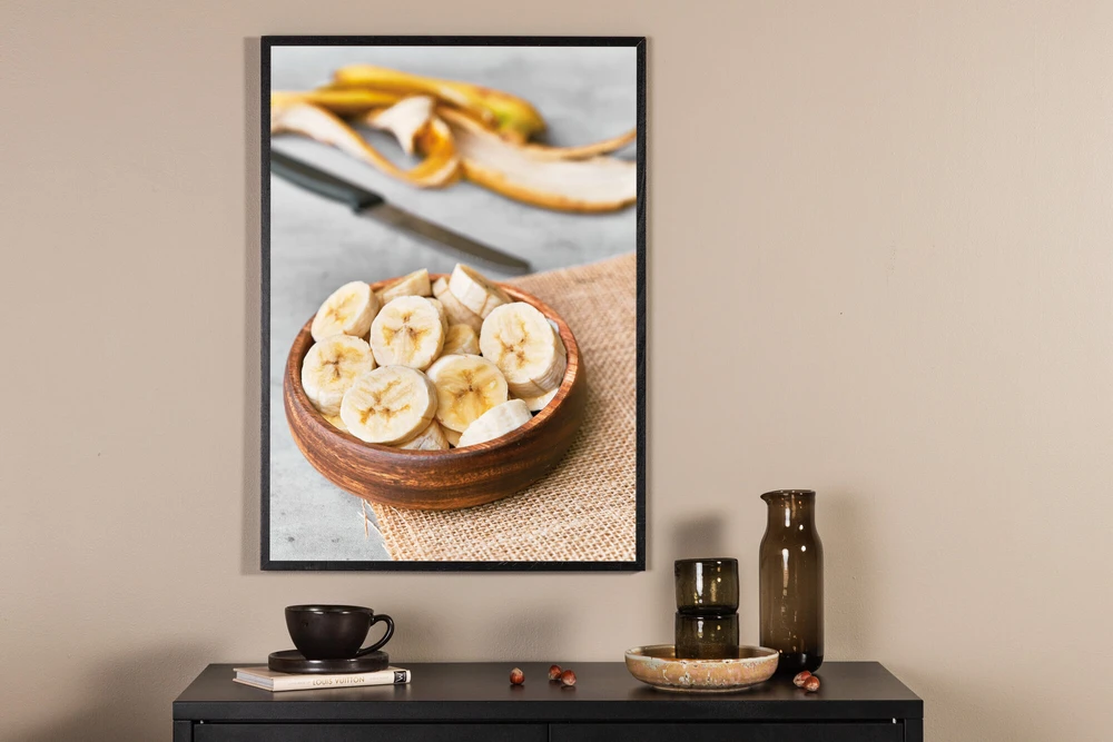 Venture Design Plakatas, Bananas, 21x30 cm, Geltona