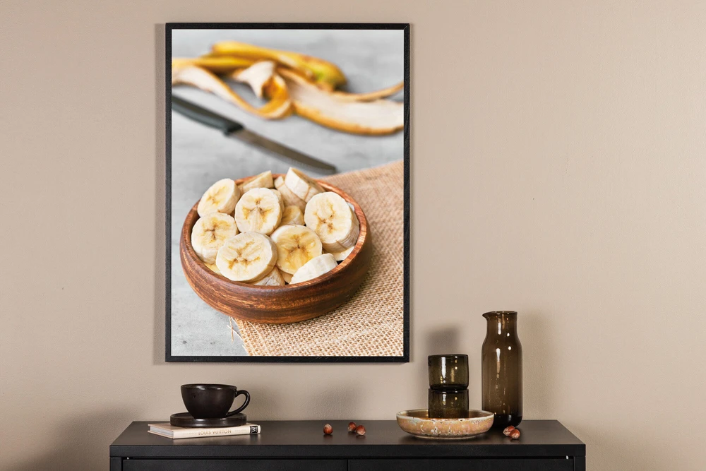 Venture Design Plakatas, Bananas, 50x70 cm, Geltona