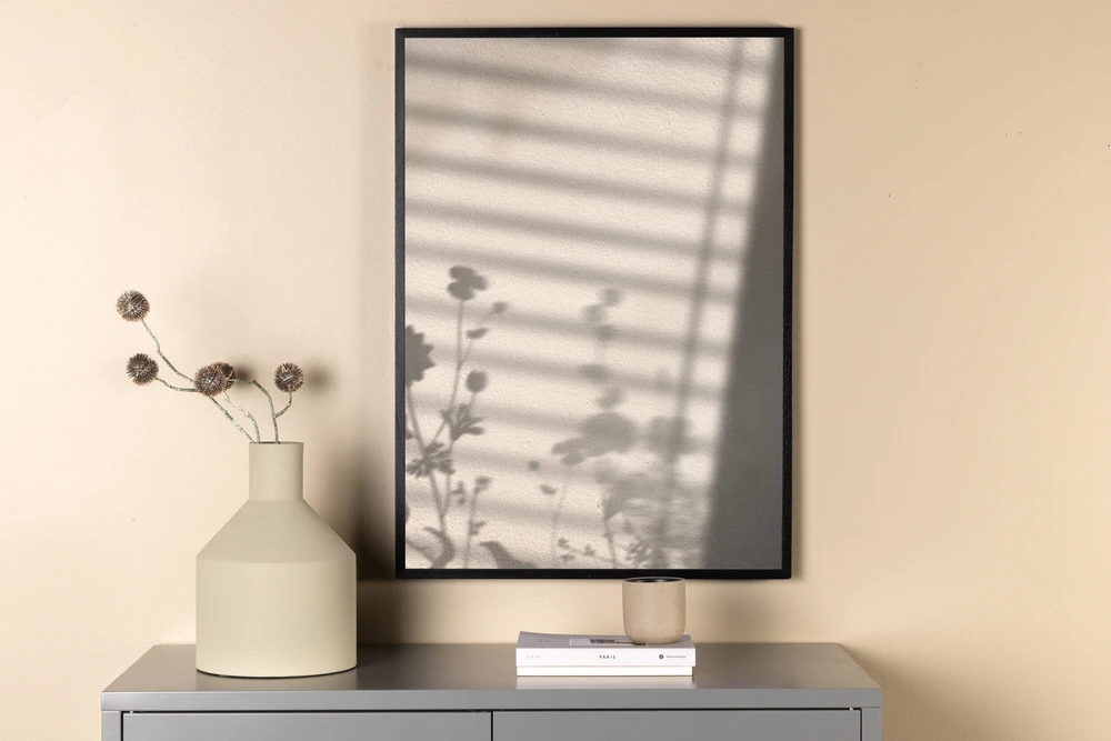 Venture Design Plakatas, Gėlių šešėlis, 30x40 cm, Balta