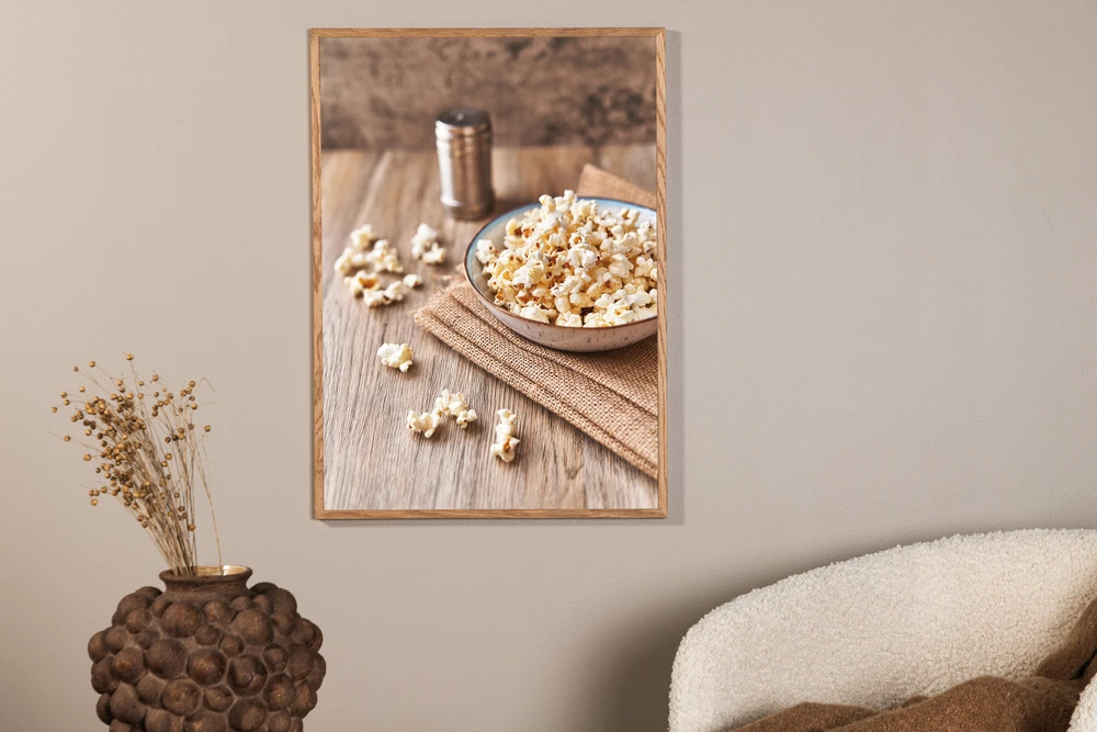Venture Design Plakatas, Greitai sprogstantis kukurūzai, 50x70 cm, kreminė