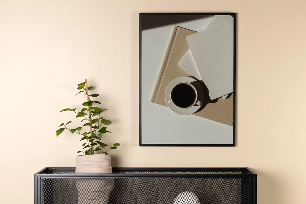 Venture Design Plakatas, kava, 70x100 cm, Balta