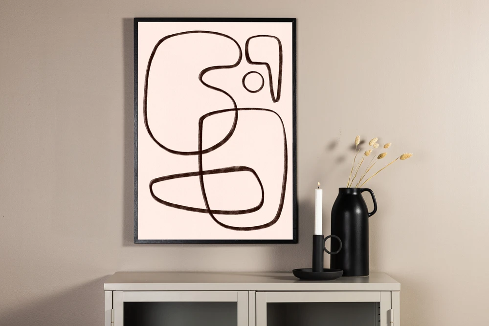 Venture Design Plakatas, Linijinė tapyba, 30x40 cm, Balta