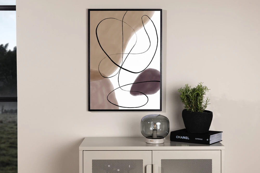 Venture Design Plakatas, Linijos, 21x30 cm, kreminė