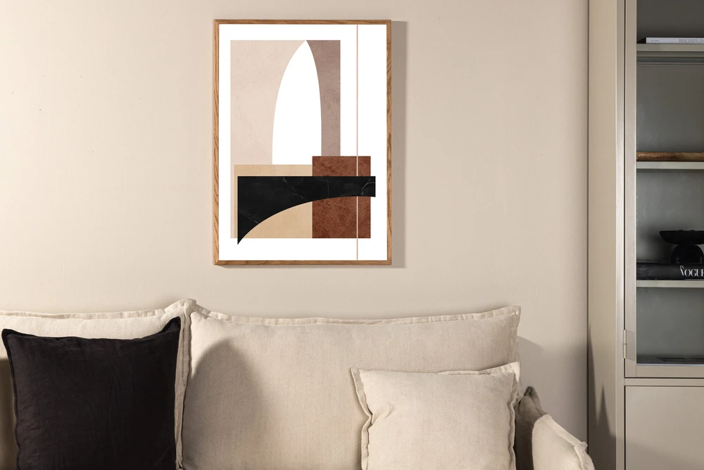 Venture Design Plakatas, medžiaga, 30x40 cm, ruda
