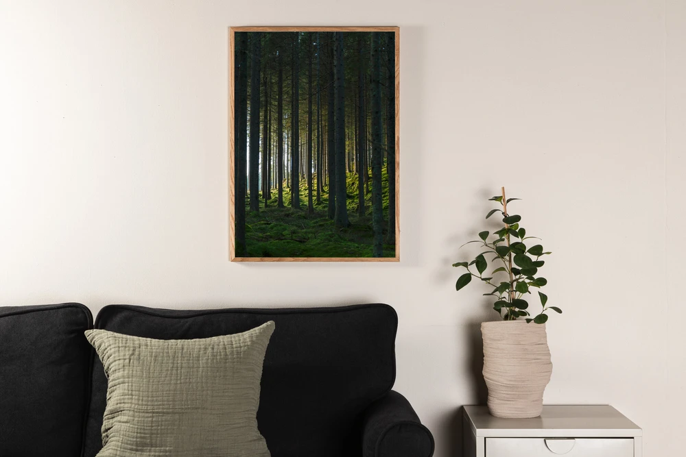 Venture Design Plakatas, medžiai, 21x30 cm, žalias