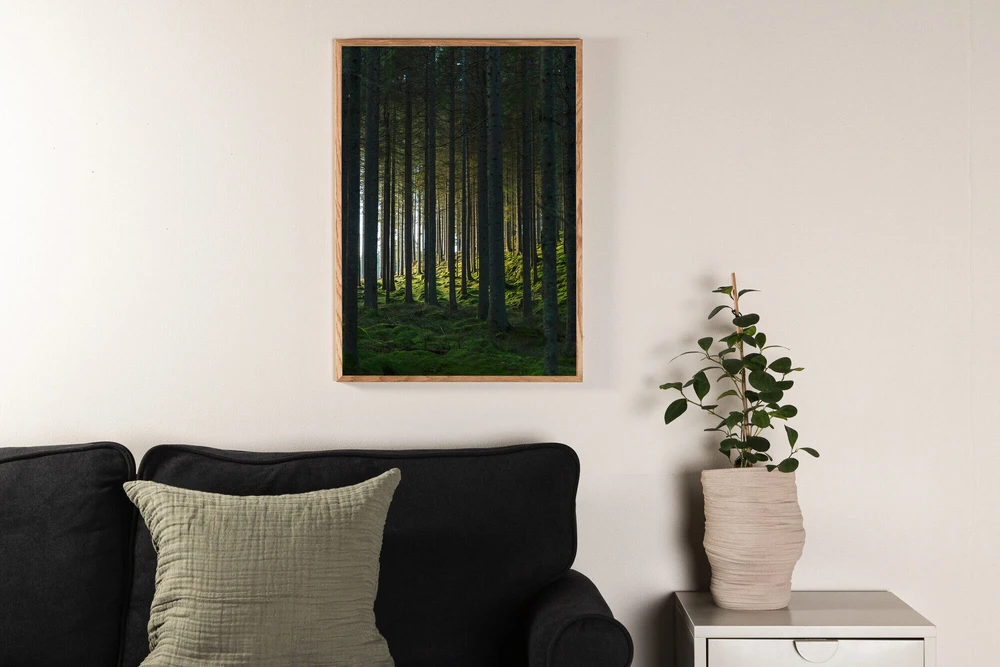 Venture Design Plakatas, Medžiai, 70x100 cm, Žalias