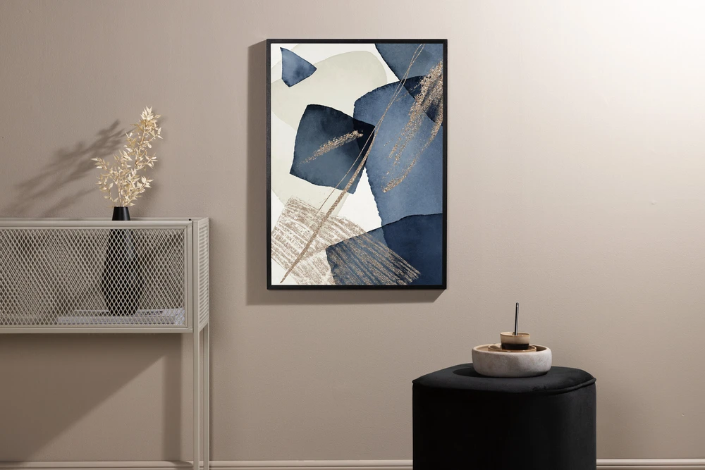 Venture Design Plakatas, mėlynas sūkurys, 50x70 cm, beždžiovytė