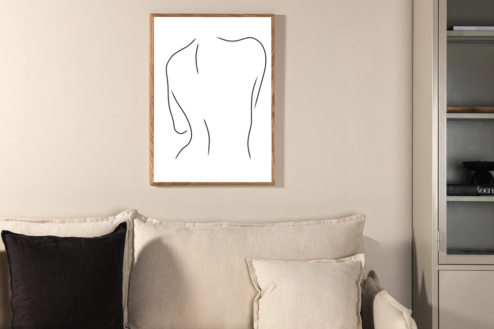 Venture Design Plakatas, moterims, 30x40 cm, Balta