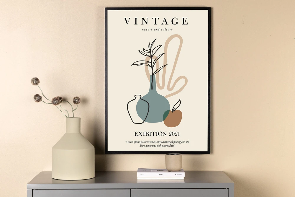 Venture Design Plakatas, senovinis, 21x30 cm, Bėžinis