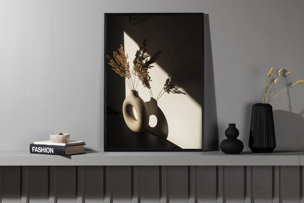 Venture Design Plakatas, vaza, 70x100 cm, kreminė