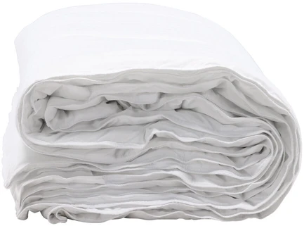 Venture Design Plyšinė antklodė Selma, 200x150 cm, Balta
