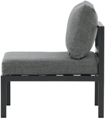 Venture Design Poilsio kėdė Copacabana 70x70x30 cm juoda, aliuminis
