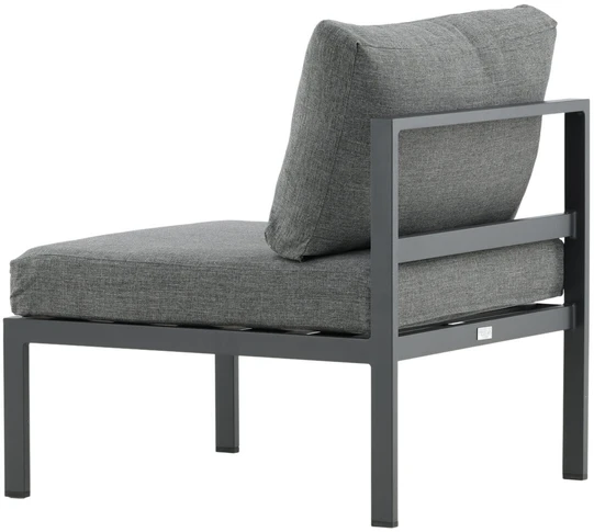 Venture Design Poilsio kėdė Copacabana 70x70x30 cm juoda, aliuminis