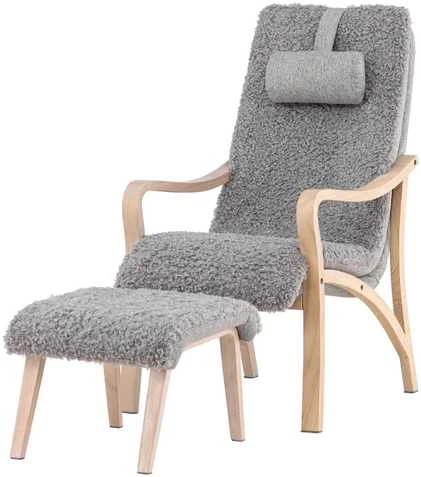 Sofa Venture Design Poilsio kėdė, Fårö, 89x60x107 cm, šviesiai pilka