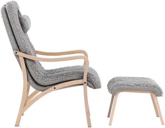 Sofa Venture Design Poilsio kėdė, Fårö, 89x60x107 cm, šviesiai pilka